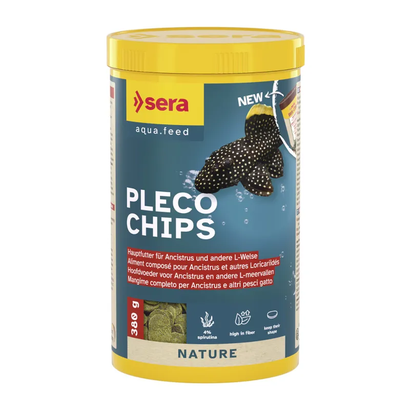 Geprüft sera Pleco Chips 1,0 Liter -Welsfutter-